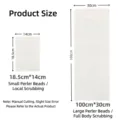 Large and small white heat-resistant scrubbing cloths for fuse beads or bathing use - Small Style / 18.5cm*14cm / White