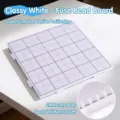 Interlockable white fuse bead pegboard with 2mm pegs and precise grid lines for DIY crafts - Thickened 52 Pegs Grid Style / 2mm Long Pegs