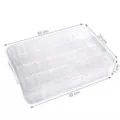 Große transparente Aufbewahrungsbox für Perlen und Schmuck 33x23x7cm Detailansicht - Aufbewahrungsbox-Set / 60 Small Boxes Set