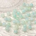 10mm blue and green burst glass beads for DIY jewelry making and bracelets - 10mm / 10 Pieces/Pack / Color 1 (Light Green/Light Blue Two-Tone)