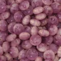 Perles en résine marbrée violette en forme d'abaque pour la création de bijoux DIY - Grape Smoke Purple Floc (BSB149) / 10 Pièces/Paquet / Violet foncé