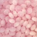 Perles d'abaque en résine rose marbré pour projets de bijoux faits à la main DIY. - Peach Resin Frosted (BSB149) / 10 Pièces/Paquet / Rose