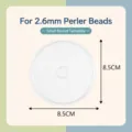 Small circular pegboard for 2.6mm fuse beads with 8.5cm diameter - Round (BDH313-B56) / 1 Piece