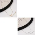 304 stainless steel cross chain necklace for DIY jewelry making in gold and silver - Flat Cross Chain (FLB087) / 45cm (1 Piece) / Steel