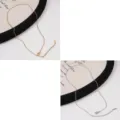 High-quality 304 stainless steel necklace chains in gold and silver for DIY jewelry making - Flat Cross Chain (FLB087) / 50cm (1 Piece/Pack) / Steel