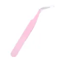 Pince de précision incurvée rose pour le scrapbooking DIY et les projets d'artisanat - Pointe Courbe / 1 Pièce/Paquet / Rose Clair