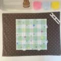 2.6mm fuse bead pegboard with green checkered star pattern for DIY handmade crafts - 78 Long Nails / 1 Piece / Green Star