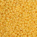 Cuentas de vidrio amarillo de 4mm para joyería artesanal y manualidades de bricolaje - Estilo Gota de Agua Esmerilado (BBG130) / 4mm (Aprox. 110 Piezas/Paquete de 10g) / Dorado