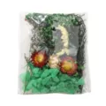Sachet de fleurs séchées et stabilisées pour l'artisanat DIY et les décorations florales - Paquet de 17,5g / Vert