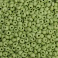 Premium mat groene 4mm druppelvormige glazen kralen voor het zelf maken van sieraden en hobby's - Gematteerde Waterdruppel Stijl (BBG130) / 4mm (Ongeveer 110 Stuks/10g Verpakking) / Grasgroen