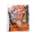 Mixed dried flower material pack with orange and purple petals for DIY crafts - 17.5g Pack / Orange (14)