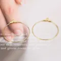 Componenti per orecchini a cerchio tondi dorati per la creazione di gioielli fai da te. - Orecchini a cerchio / 10 Pezzi/Pacco / Oro