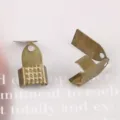 Terminali per nastro in bronzo antico per la creazione di orecchini e capelli DIY - Chiusura a clip / Set da 20 Pezzi / Bronzo