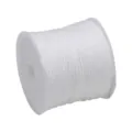 Bobine de fil de jade de Taiwan n° 72 blanc en polyester tressé pour bijoux DIY - 45 Mètres/Rouleau / Blanc