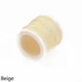 Fil de jade tressé en polyester beige n° 72 pour la création de bijoux et nœuds - Beige