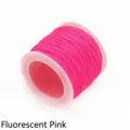 Fil de jade de Taiwan 72# rose fluorescent vibrant pour la création de bijoux DIY - Rose Fluorescent