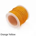 Fil de nylon orange jaune de taille 72 pour la fabrication de bijoux et nœuds chinois - Orange