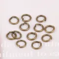 Anellini aperti in bronzo antico per la creazione di gioielli fai da te e orecchini - Giro Singolo / 500 Pezzi/Confezione / Bronzo