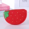 Simpatico portamonete in peluche a forma di fragola con cerniera e catena per i soldi dei bimbi - Style 9 (Strawberry)
