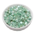 Light green acrylic bellflower beads for DIY handmade pearl charm jewelry making - Lily of the Valley (8mm) / 5 Pieces/Pack / Green