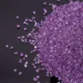 Sparkling purple AB aura crushed glass stones for DIY jewelry making and resin filling - Purple