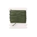 Spool of 0.8mm dark green nylon cord for DIY handmade jewelry making and braiding - #028 Army Green / 5 Meters/Pack