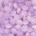 Perles boulier en résine marbrée violette de qualité pour la création de bijoux - Taro Mist Star Yarn (BSB149) / 10 Pièces/Paquet / Violet