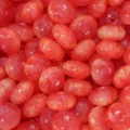 Perles de roue en résine marbrée rouge vif avec paillettes dorées pour création DIY - Cinnabar Mist Whisper (BSB149) / 10 Pièces/Paquet / Rouge