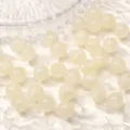 Perles rondes en verre crème de 10mm avec texture de jade éclaté pour bijoux DIY - 10mm / 10 Pièces/Paquet / Couleur 32 (ai-Beige Clair)