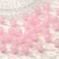 Perles rondes en verre rose de 10mm pour la fabrication de bijoux faits main DIY - 10mm / 10 Pièces/Paquet / Couleur 33 (ai-Rose)