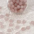 Perles rondes en verre rose de 10mm pour la création de bijoux DIY et de bracelets - 10mm / 10 Pièces/Paquet / Couleur 38 (ai-Mauve Pâle)