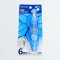 Cinta correctora recargable Styno tipo bolígrafo azul 6m x 5mm PET para alumnos - Azul Profundo (ST-38D) / Unidad Individual