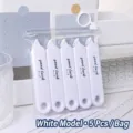 Set de 5 cintas correctoras blancas de estilo japonés minimalista en bolsa clara - Estilo Blanco (Pack de 5) / Blanco