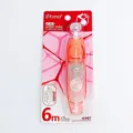 Cinta correctora Styno tipo prensa 6m x 5mm con carcasa roja ergonómica - Rosa Profundo (ST-38D) / Unidad Individual