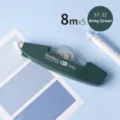 Nastro correttore ricaricabile da 8 m ad alta capacità in colore verde militare - Confezione Singola / Verde militare