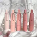 Gradient pink click-style correction tape set for students - 5 Pieces / Gradient Press Style / Gradient Pink