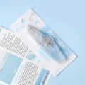 Cinta correctora recargable transparente en color azul caramelo para papelería escolar - Azul transparente