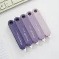 Set de 5 cintas correctoras tipo bolígrafo morado degradado para oficina y escuela - Púrpura Degradado / Set de 5