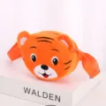 Simpatica borsa a tracolla in peluche tigre arancione per bambini - Tigre