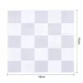 Base quadrata da 14 cm per perline con motivo a scacchi e perni da 1,8 mm per fai-da-te - Piedini Allungati Collegabili / 52 Punti (14x14cm) / Scacchiera grigia e bianca