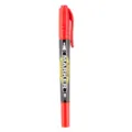 Red dual-tip waterproof oily permanent marker pen for student drawing and labeling - Red Single Pen