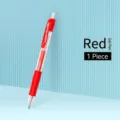 Bolígrafo de gel rojo retráctil profesional de 0,7 mm para oficina y papelería escolar. - 1 Pieza/Paquete / Rojo