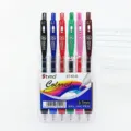 Bolígrafos de Gel de Color 0.7mm Retráctil Set de Bolígrafos para Escuela Oficina - Juego de 6 Piezas