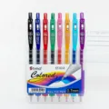 Set di penne gel colorate retrattili punta 0.7mm, scrittura liscia penne estetiche. - Set da 8 Colori