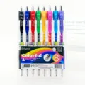 8 colors retractable gel ink pens 0.7mm smooth writing colorful student stationary set - 8-Color Set