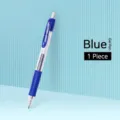 Bolígrafo de gel azul retráctil de 0,7 mm para oficina - 1 Pieza/Paquete / Azul