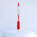 Bolígrafo de gel rojo retráctil de 0,7 mm con tinta de secado rápido para oficina y estudio - 1 Pieza/Paquete / Rojo