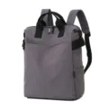 Mochila gris minimalista de gran capacidad para el campus y el uso diario informal - 6 / Gris