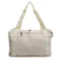 Beige grote reistas voor dames, lichtgewicht casual tas voor fitness en forenzen. - Eén maat / Wit