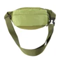 Sporty lime green cycling sling waist bag featuring a stylish grid pattern design - 33*16*8 / Army Green